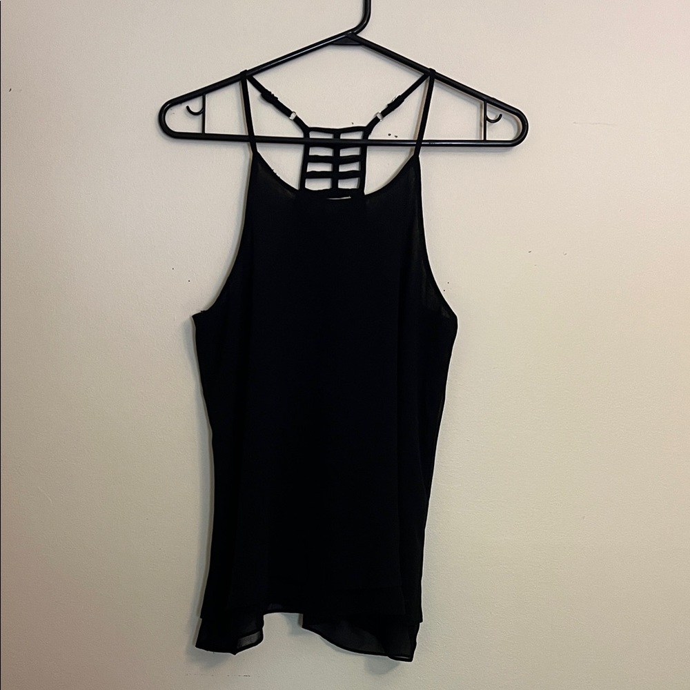 Elegant Black Women's Tank Top